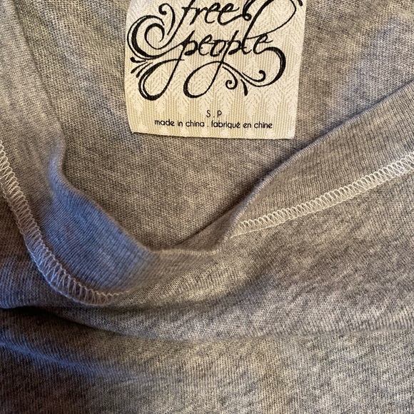 Free People gray top - Picture 3 of 5